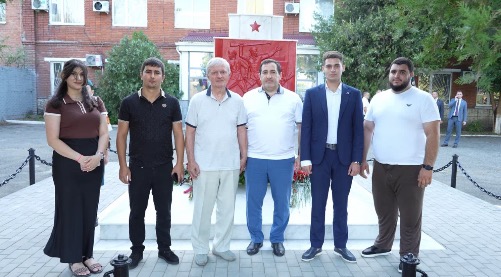 Торжественная церемония зажжения Огня Памяти