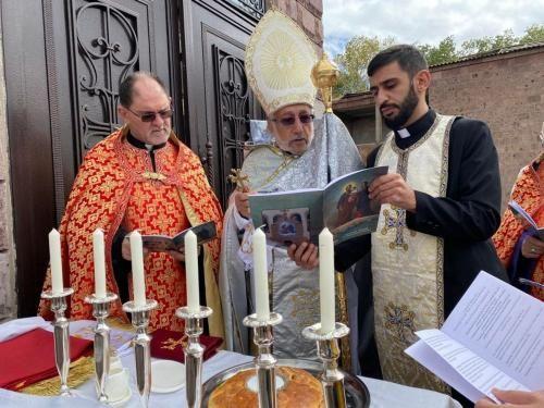 В селе Газанчи освятили первую Армянскую католическую церковь