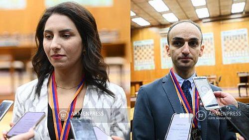 Самвел Тер-Саакян и Мария Геворкян стали победителями  чемпионата Армении по шахматам