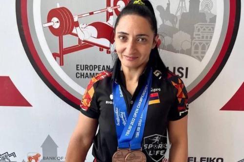 Армянская тяжелоатлетка стала призером Открытого чемпионата Европы по парапауэрлифтингу